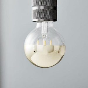Bombilla de luz LED - Punta dorada