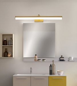 Lampe de salle de bain LED en laiton